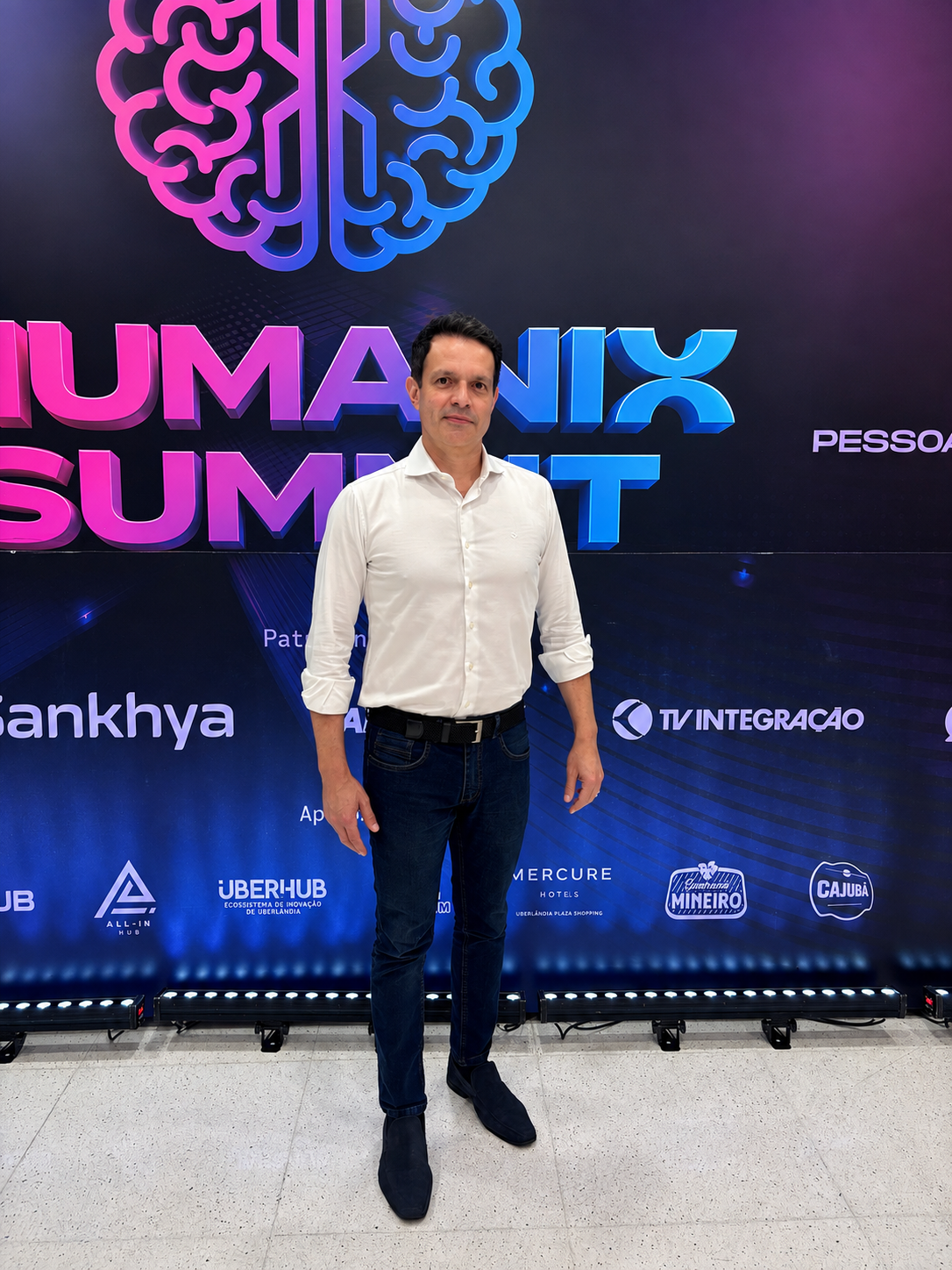 Augusto Salomon no painel do Humanix Summit